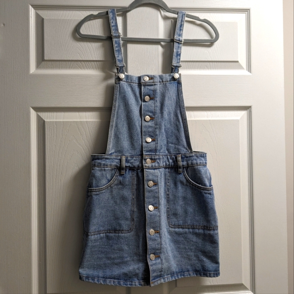 Pacsun Denim Overall Skirt (Skirtall)
